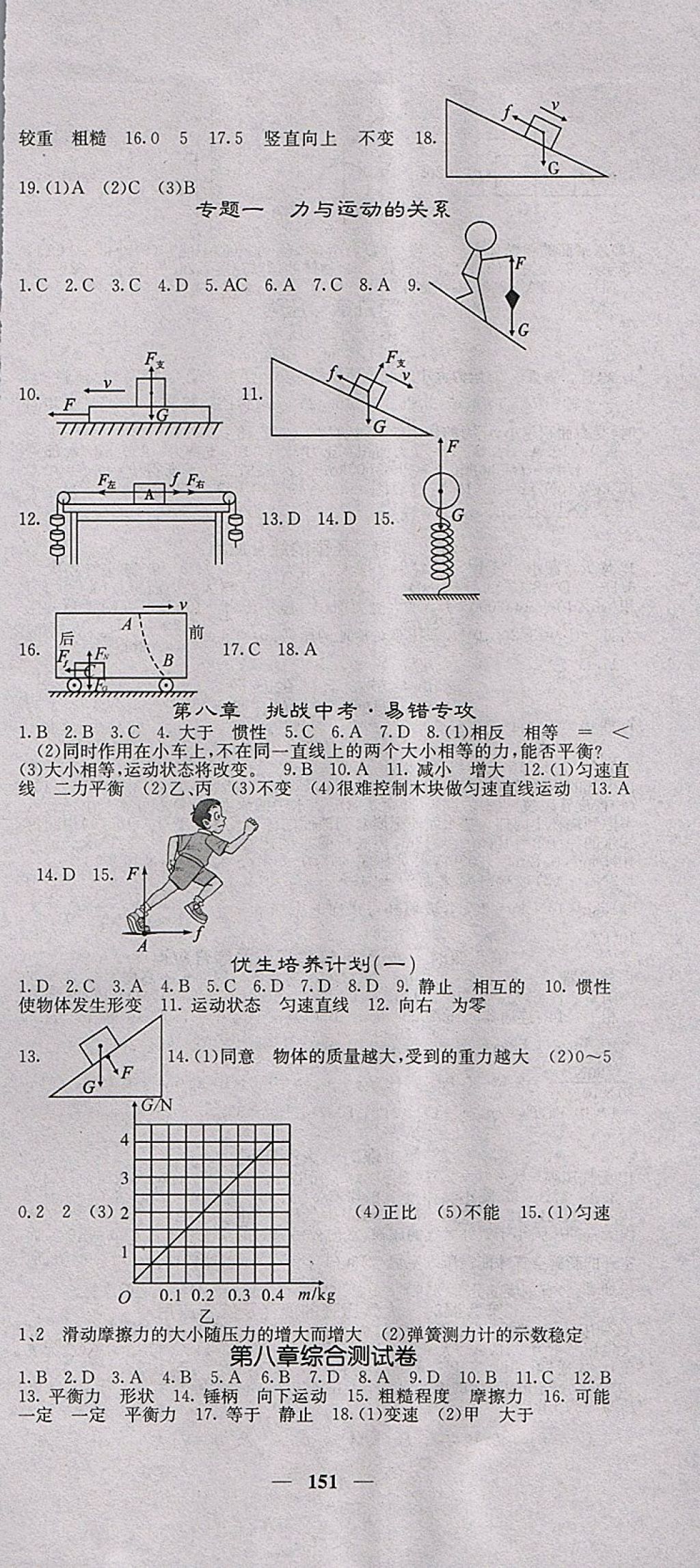 2018年課堂點(diǎn)睛八年級物理下冊人教版 參考答案第3頁