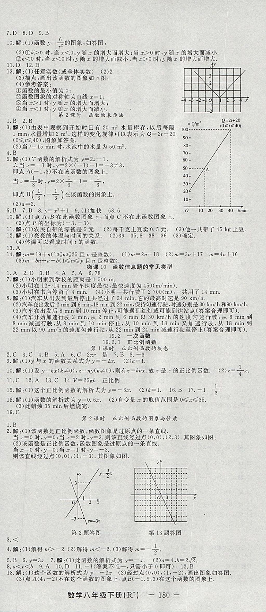 2018年激活思維智能訓(xùn)練課時(shí)導(dǎo)學(xué)案八年級(jí)數(shù)學(xué)下冊(cè)人教版 參考答案第6頁(yè)