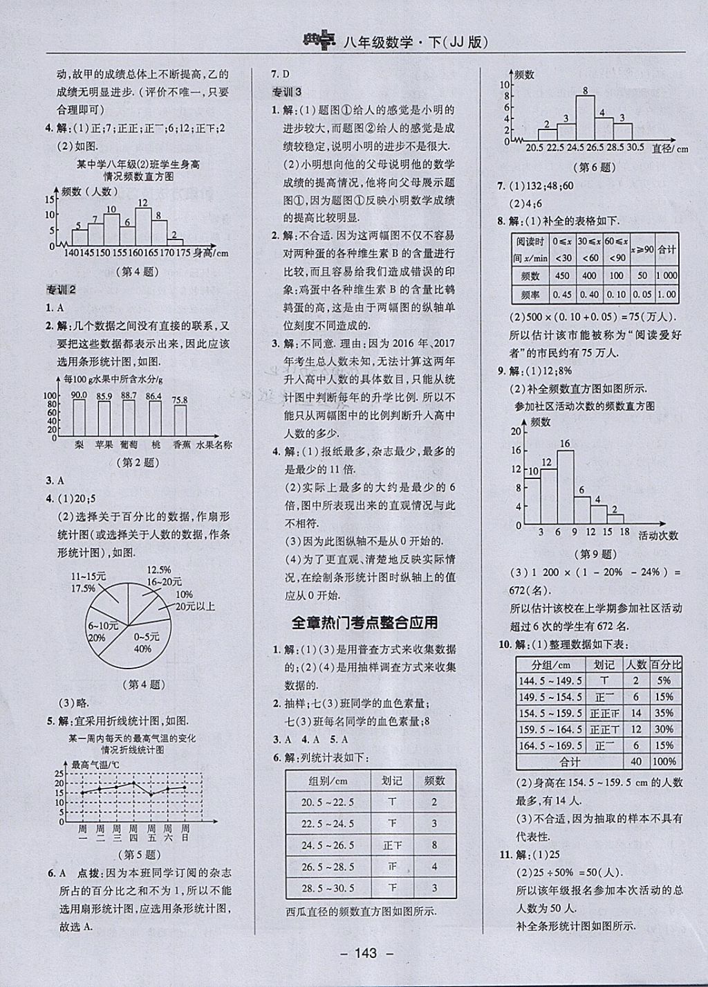 2018年綜合應(yīng)用創(chuàng)新題典中點(diǎn)八年級(jí)數(shù)學(xué)下冊(cè)冀教版 參考答案第11頁(yè)