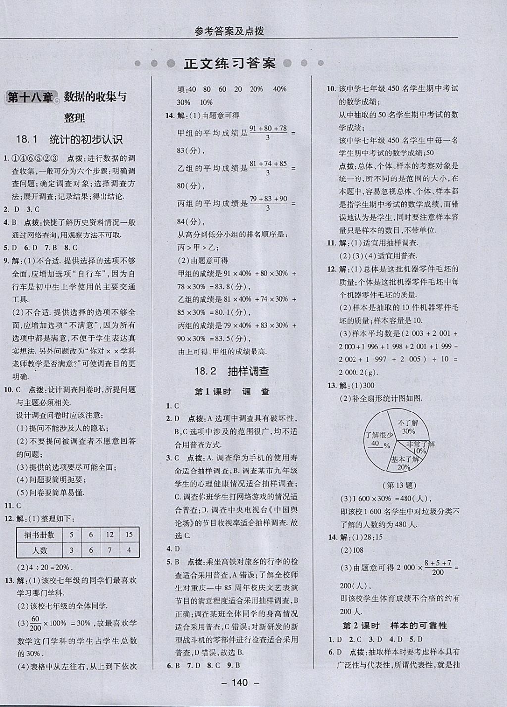 2018年綜合應(yīng)用創(chuàng)新題典中點八年級數(shù)學(xué)下冊冀教版 參考答案第8頁