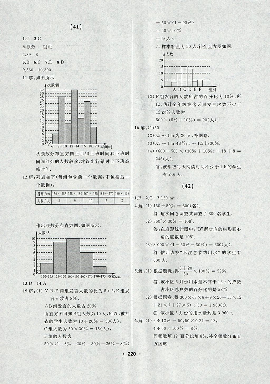 2018年试题优化课堂同步七年级数学下册人教版 参考答案第18页