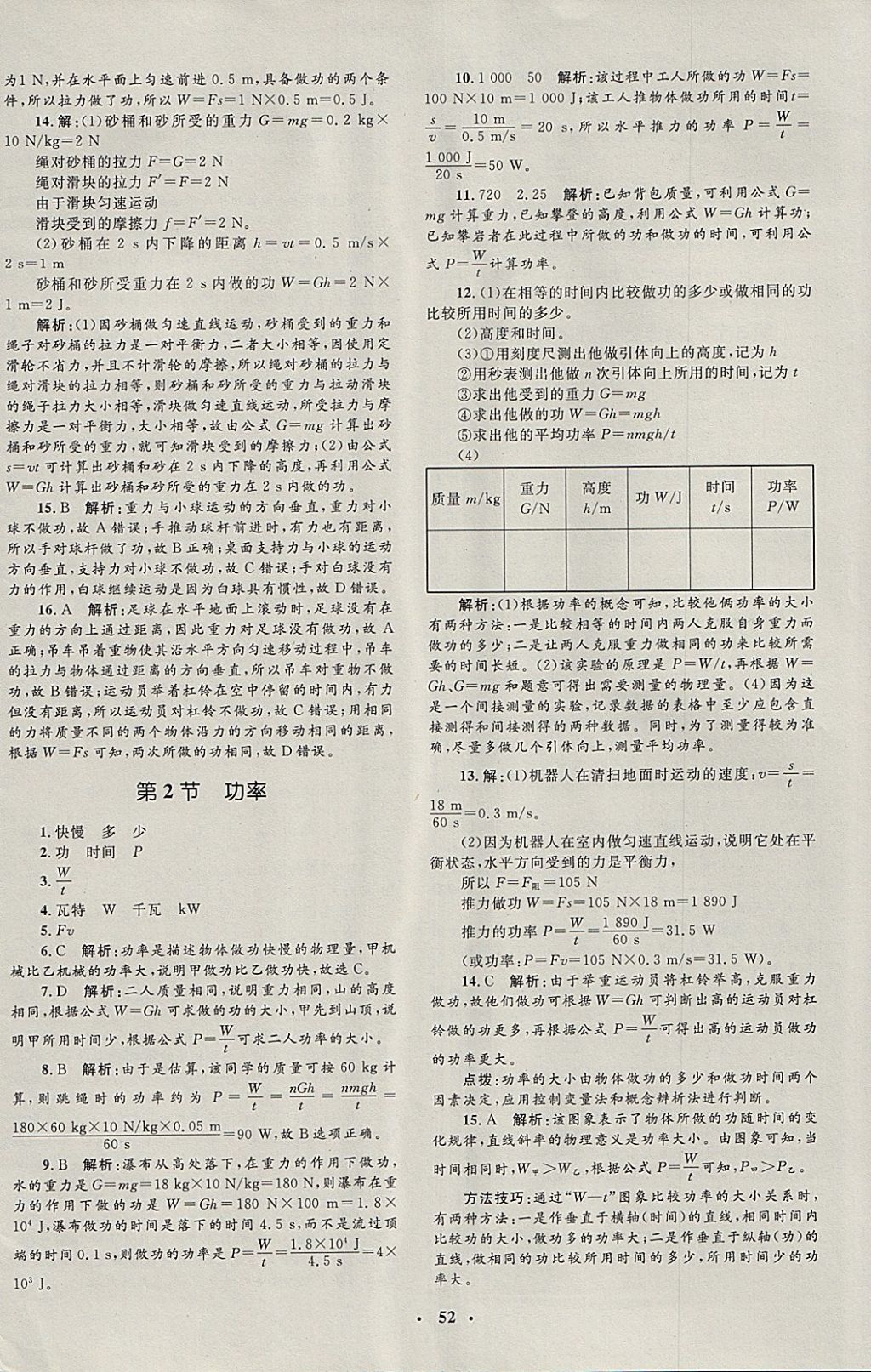 2018年非常1加1完全題練八年級(jí)物理下冊(cè)人教版 參考答案第20頁(yè)