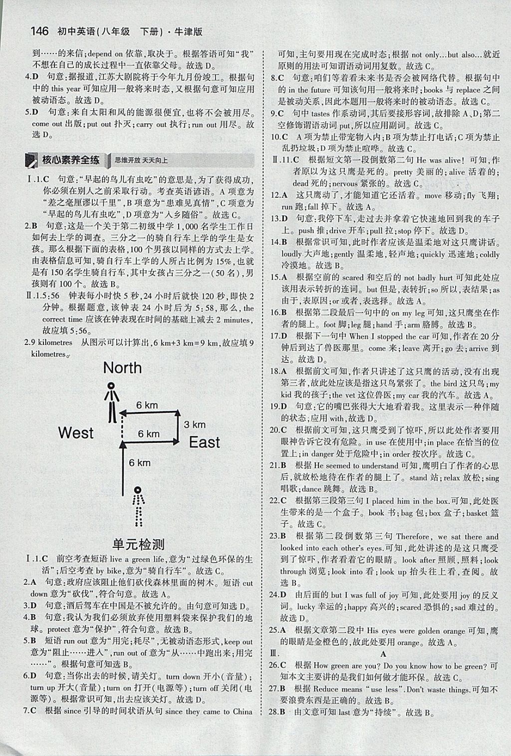 2018年5年中考3年模擬初中英語(yǔ)八年級(jí)下冊(cè)牛津版 參考答案第31頁(yè)