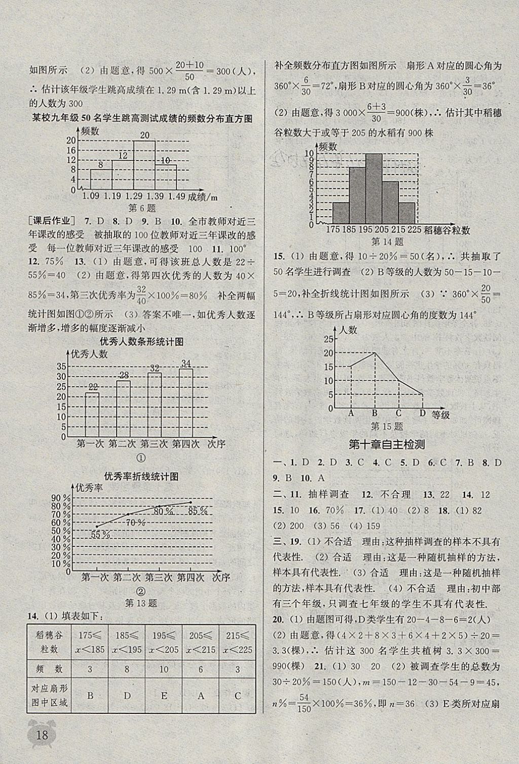 2018年通城學(xué)典課時(shí)作業(yè)本七年級(jí)數(shù)學(xué)下冊(cè)人教版江蘇專用 參考答案第18頁(yè)