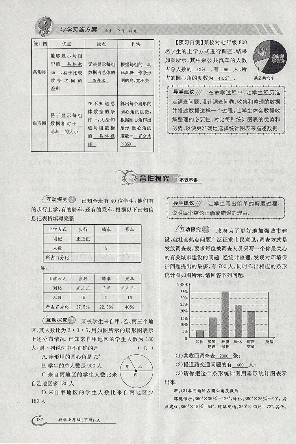 2018年金太阳导学案七年级数学下册人教版 参考答案第144页