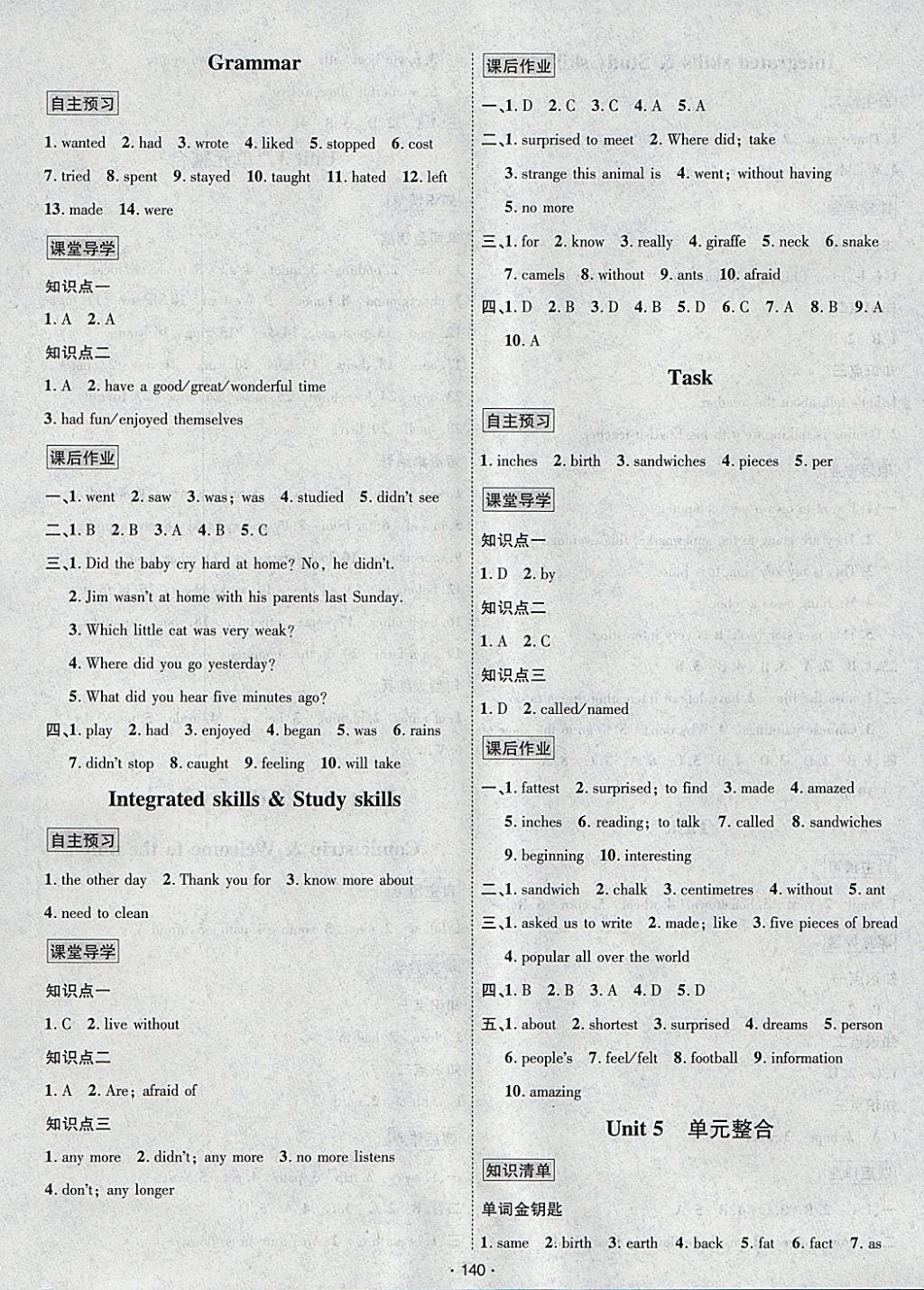 2018年優(yōu)學(xué)名師名題七年級(jí)英語(yǔ)下冊(cè)譯林版 參考答案第8頁(yè)