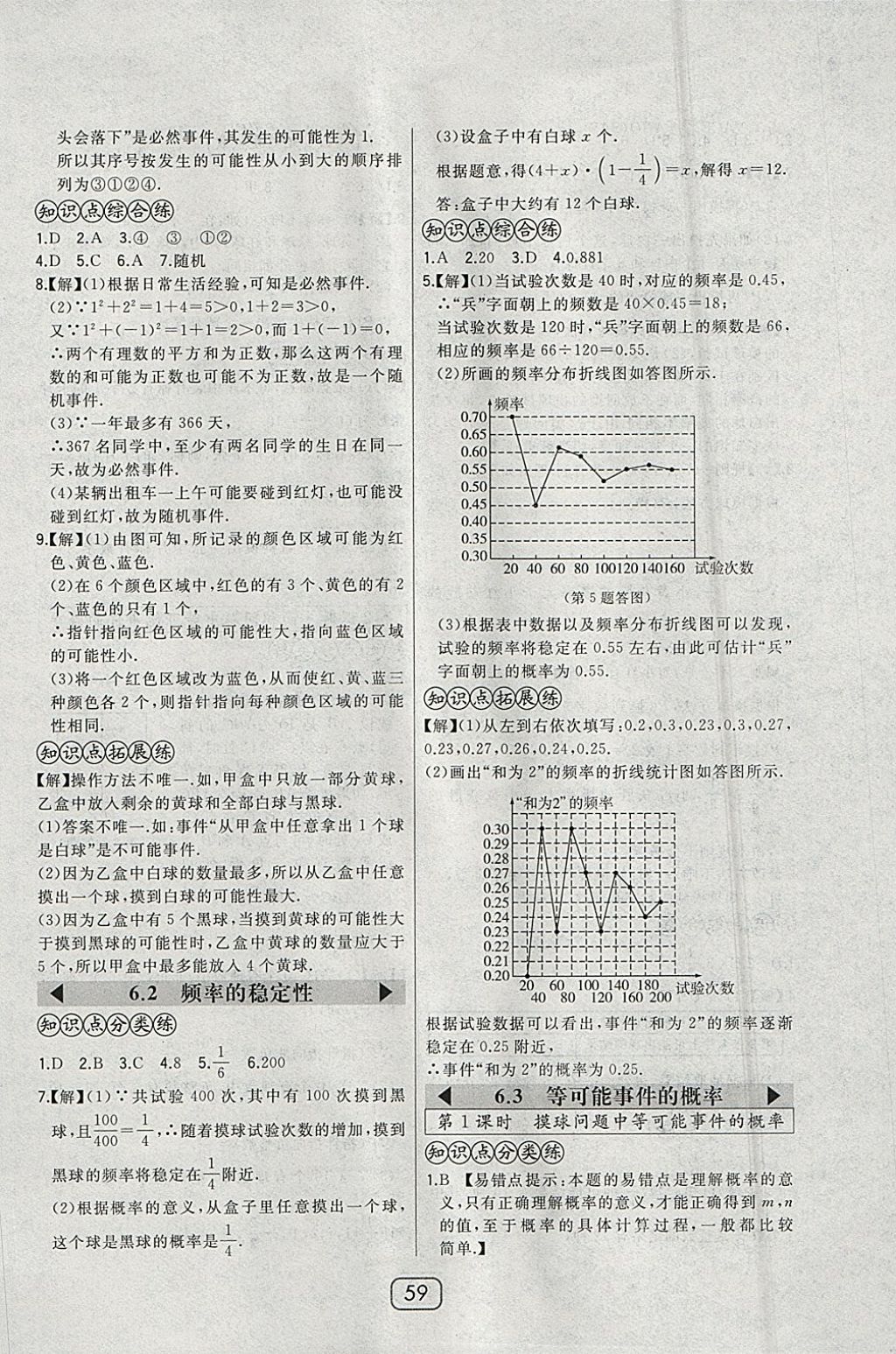 2018年北大綠卡七年級數(shù)學下冊北師大版 參考答案第35頁