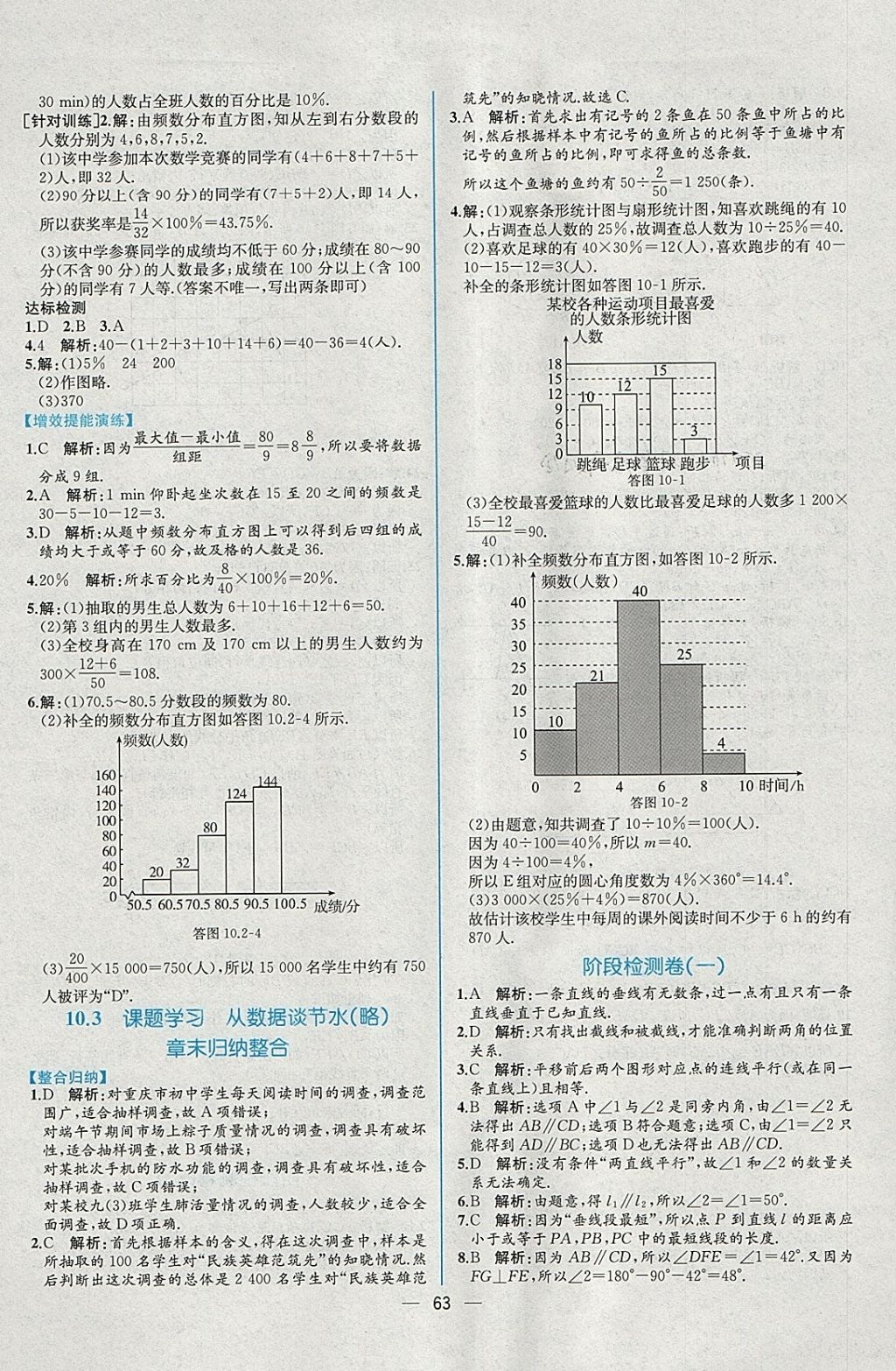 2018年同步導(dǎo)學(xué)案課時練七年級數(shù)學(xué)下冊人教版 參考答案第31頁