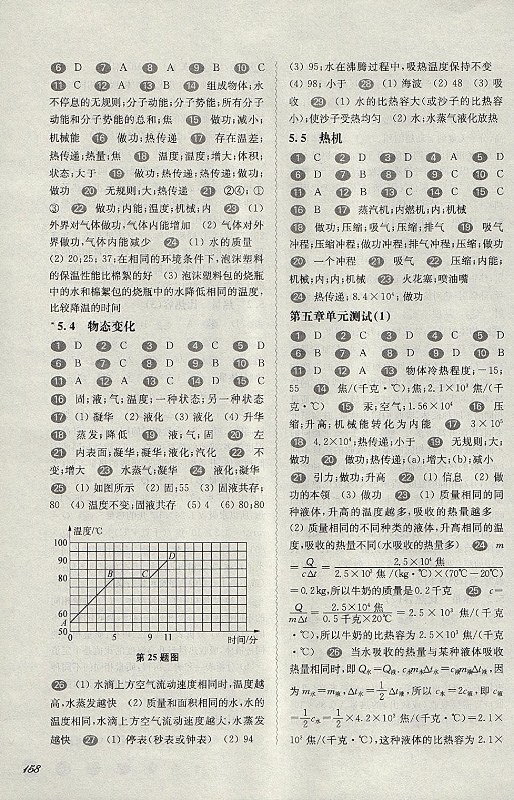 2018年華東師大版一課一練八年級(jí)物理第二學(xué)期 參考答案第11頁