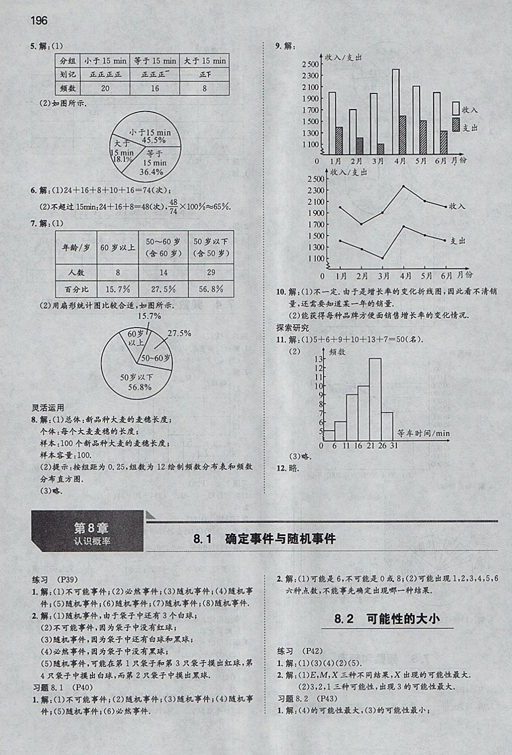 2018年一本初中數(shù)學八年級下冊蘇科版 參考答案第47頁