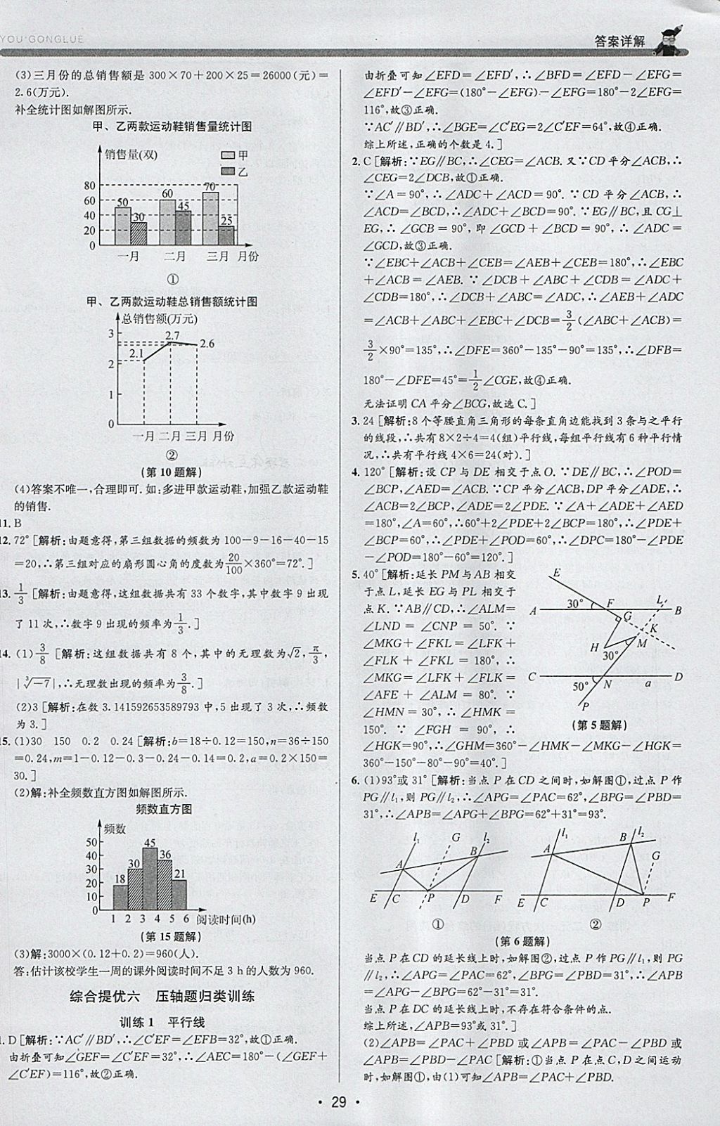 2018年優(yōu)加攻略七年級(jí)數(shù)學(xué)下冊(cè)浙教版 參考答案第29頁