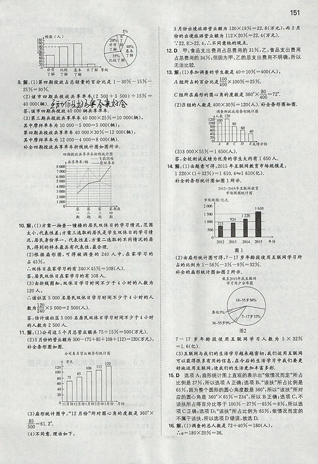 2018年一本初中數(shù)學(xué)八年級(jí)下冊(cè)蘇科版 參考答案第2頁