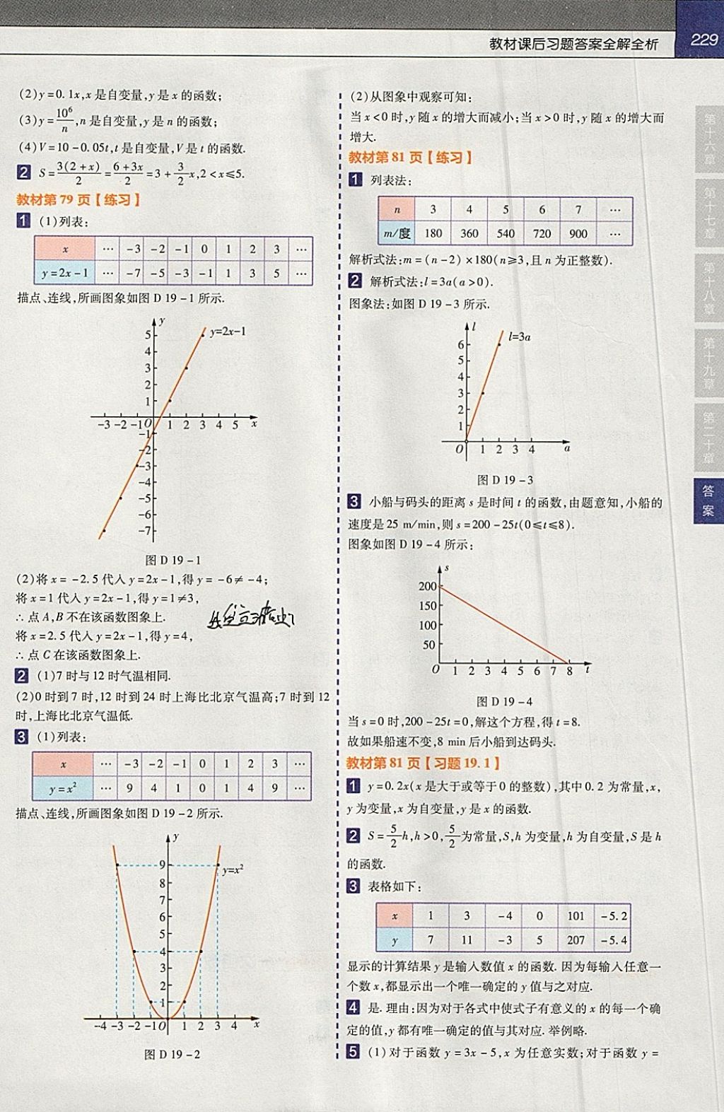 2018年教材幫初中數(shù)學(xué)八年級下冊人教版 參考答案第33頁