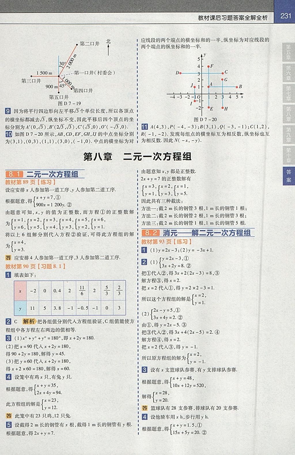 2018年教材帮初中数学七年级下册人教版 参考答案第23页