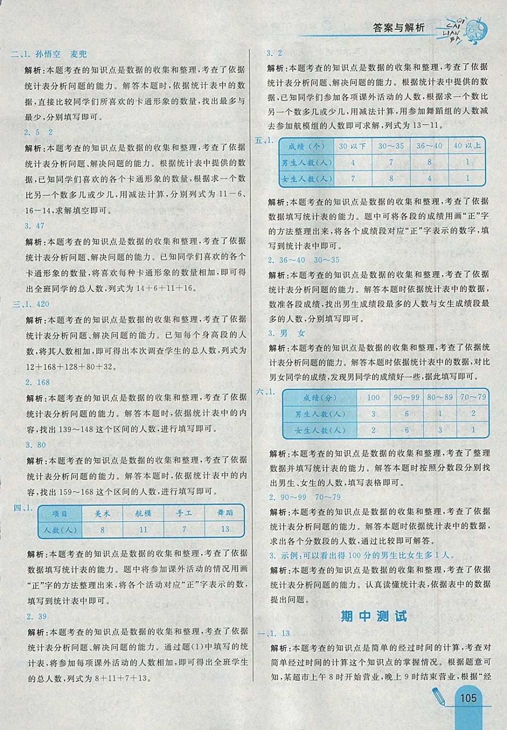 2018年七彩練霸三年級數(shù)學下冊冀教版 參考答案第21頁