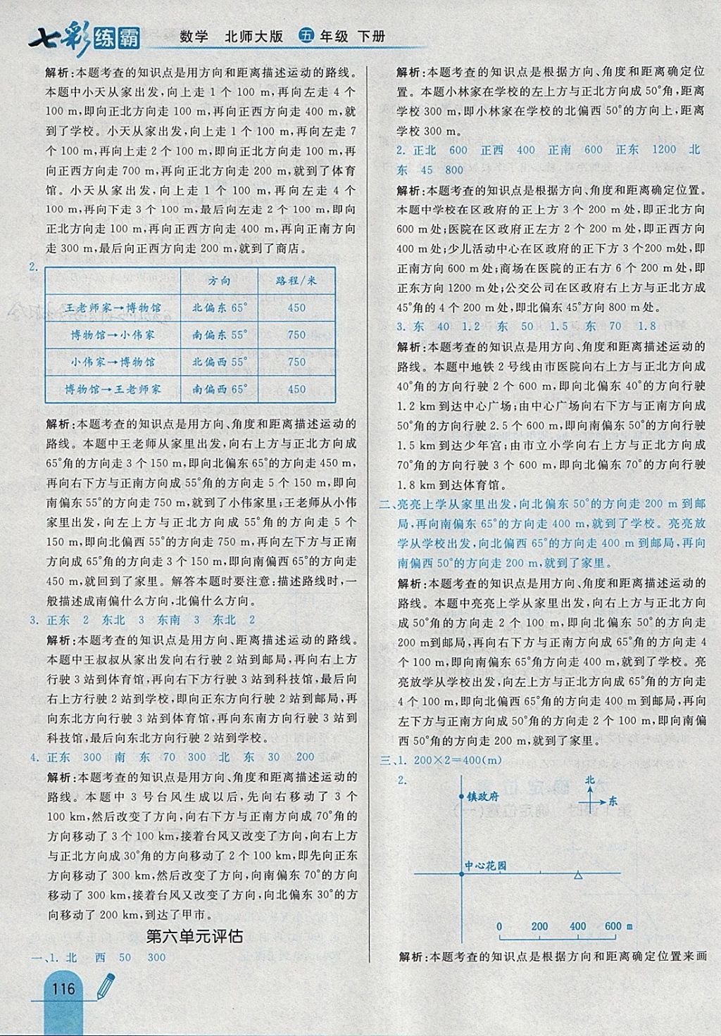 2018年七彩練霸五年級數(shù)學(xué)下冊北師大版 參考答案第32頁