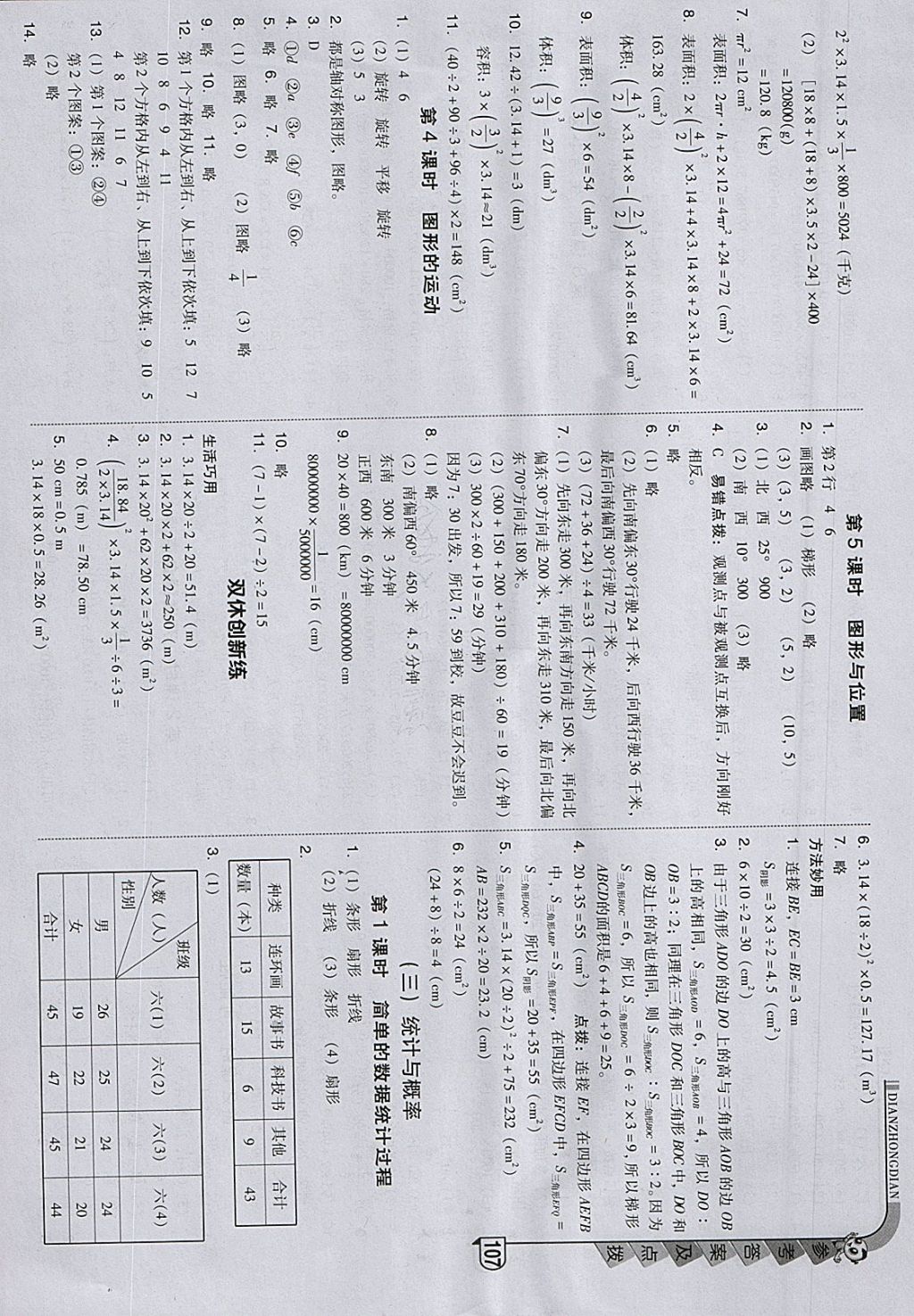 2018年綜合應(yīng)用創(chuàng)新題典中點(diǎn)六年級數(shù)學(xué)下冊冀教版 參考答案第13頁