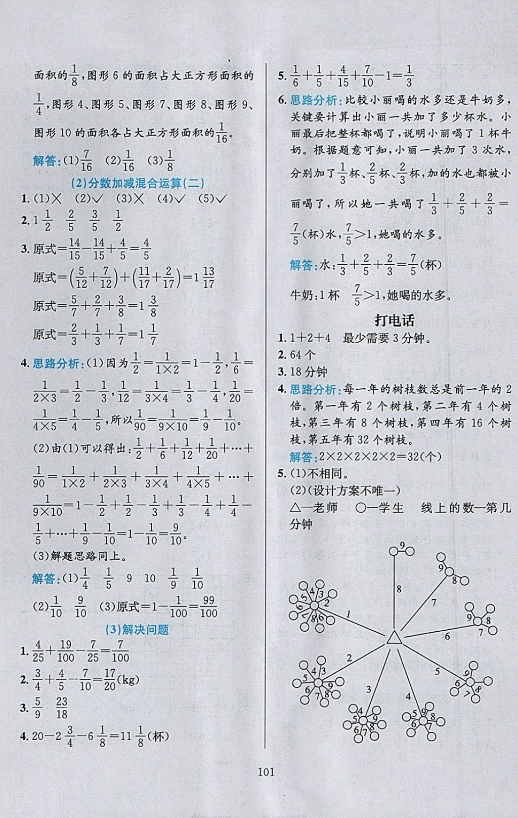 2018年小學(xué)教材全練五年級(jí)數(shù)學(xué)下冊(cè)人教版天津?qū)Ｓ?nbsp;參考答案第13頁