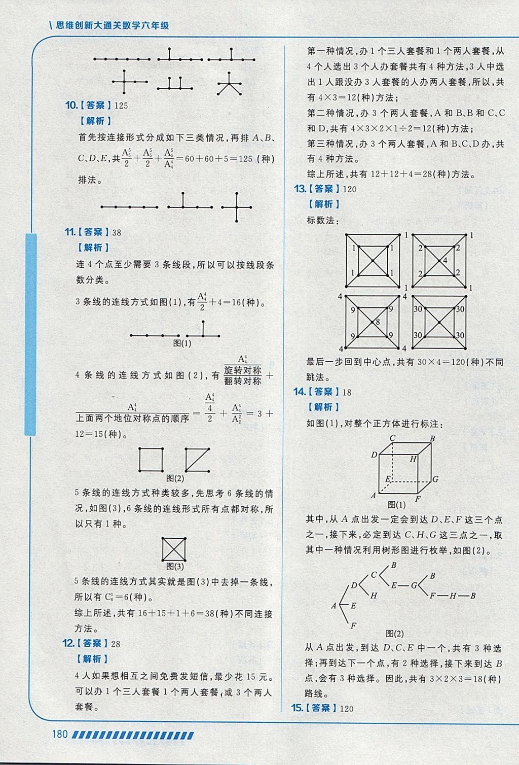 2018年學(xué)而思思維創(chuàng)新大通關(guān)六年級數(shù)學(xué) 參考答案第38頁