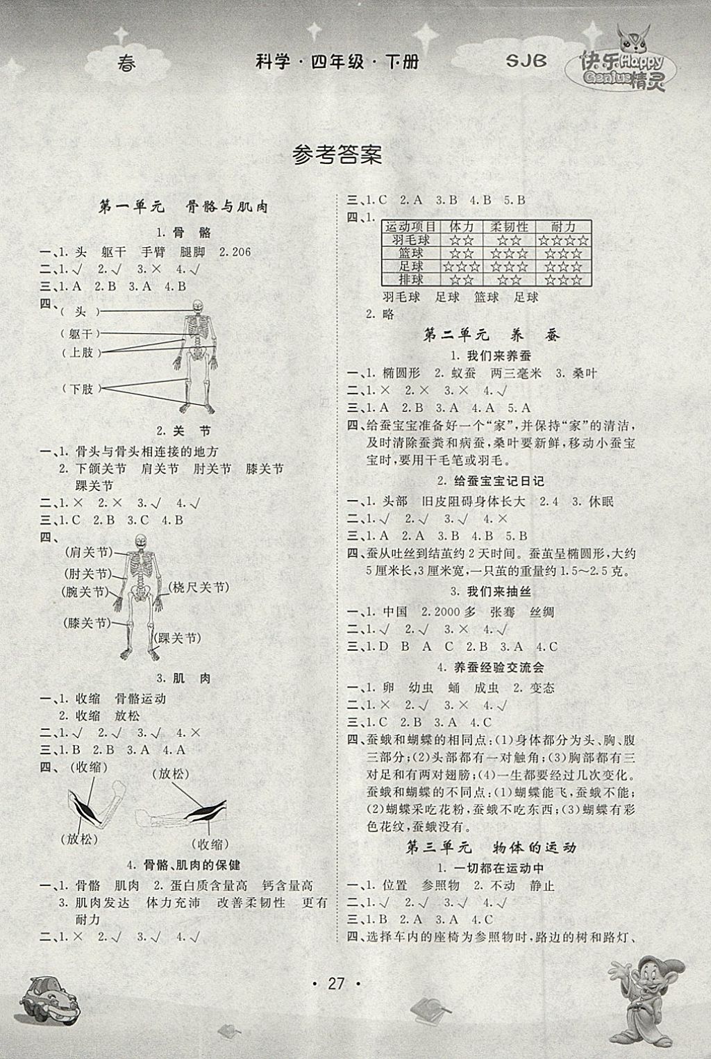 2018年名校作業(yè)本四年級(jí)科學(xué)下冊(cè)蘇教版 第1頁(yè)