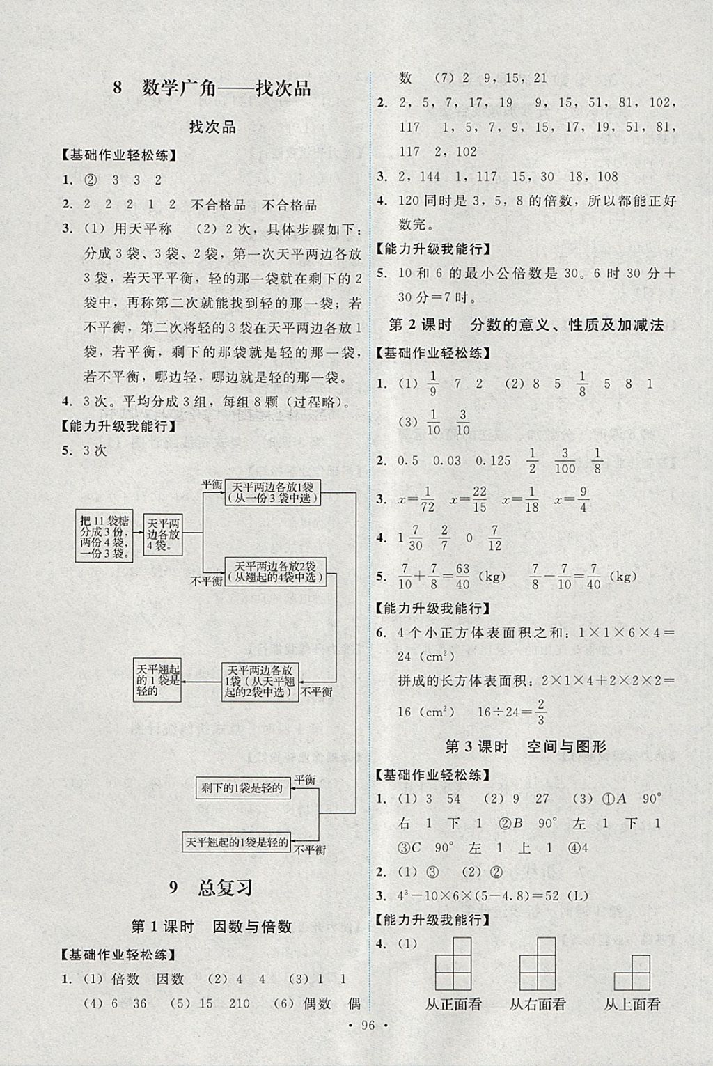 2018年能力培養(yǎng)與測試五年級數(shù)學下冊人教版 第12頁