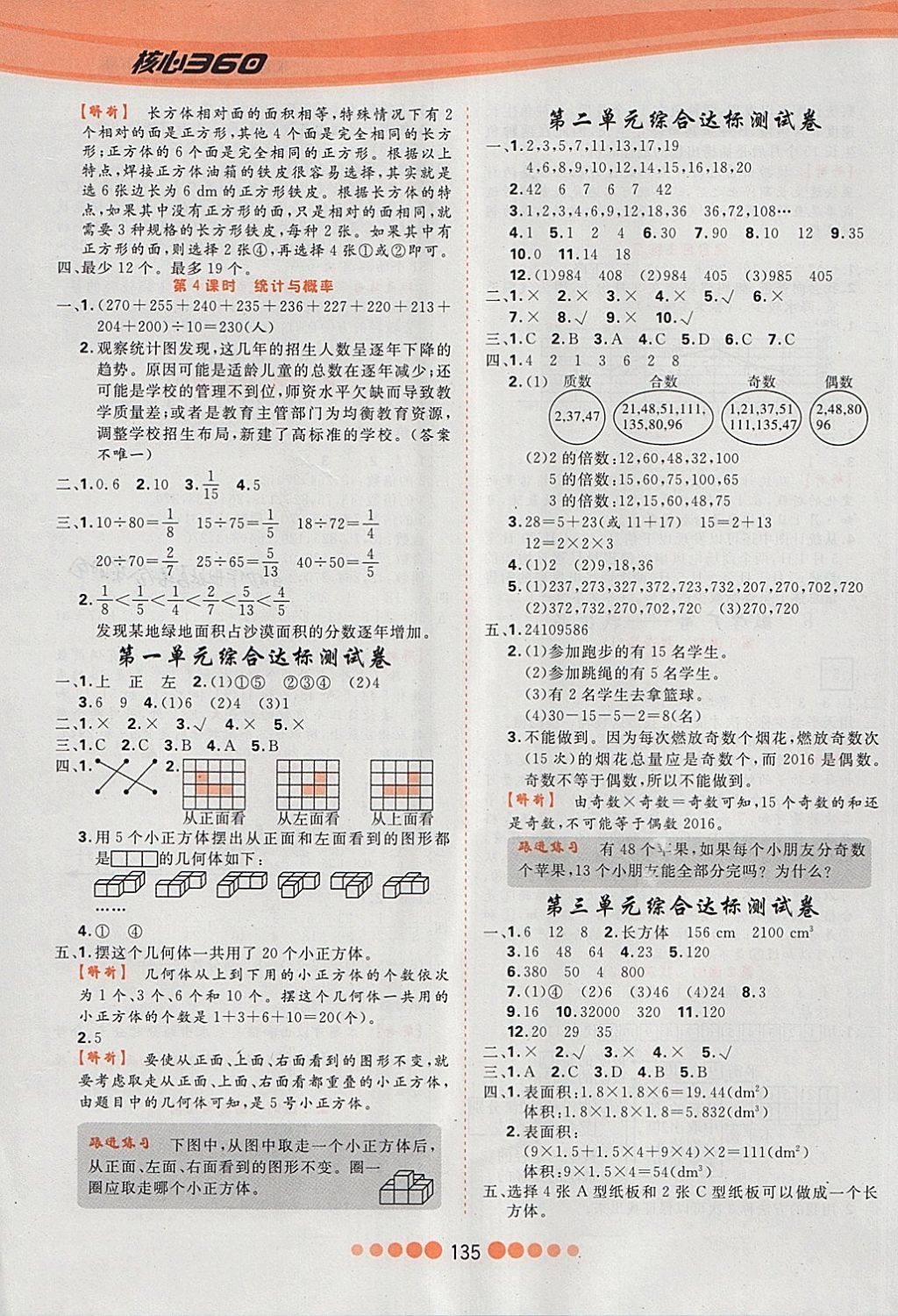 2018年核心課堂作業(yè)創(chuàng)新設(shè)計(jì)五年級數(shù)學(xué)下冊人教版 第11頁