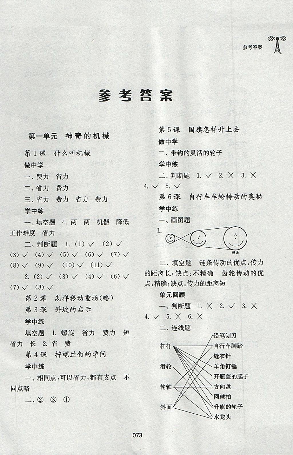 2018年小學科學實驗冊五年級下冊 第1頁