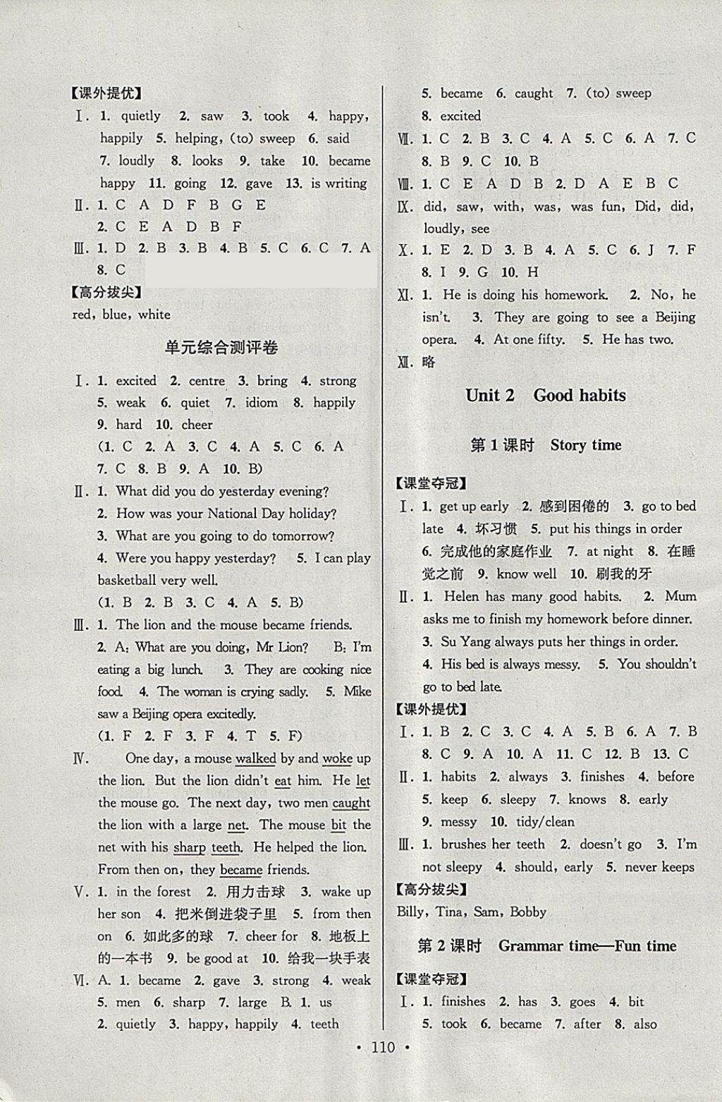 2018年高分拔尖提優(yōu)訓(xùn)練六年級(jí)英語(yǔ)下冊(cè)江蘇版 第2頁(yè)