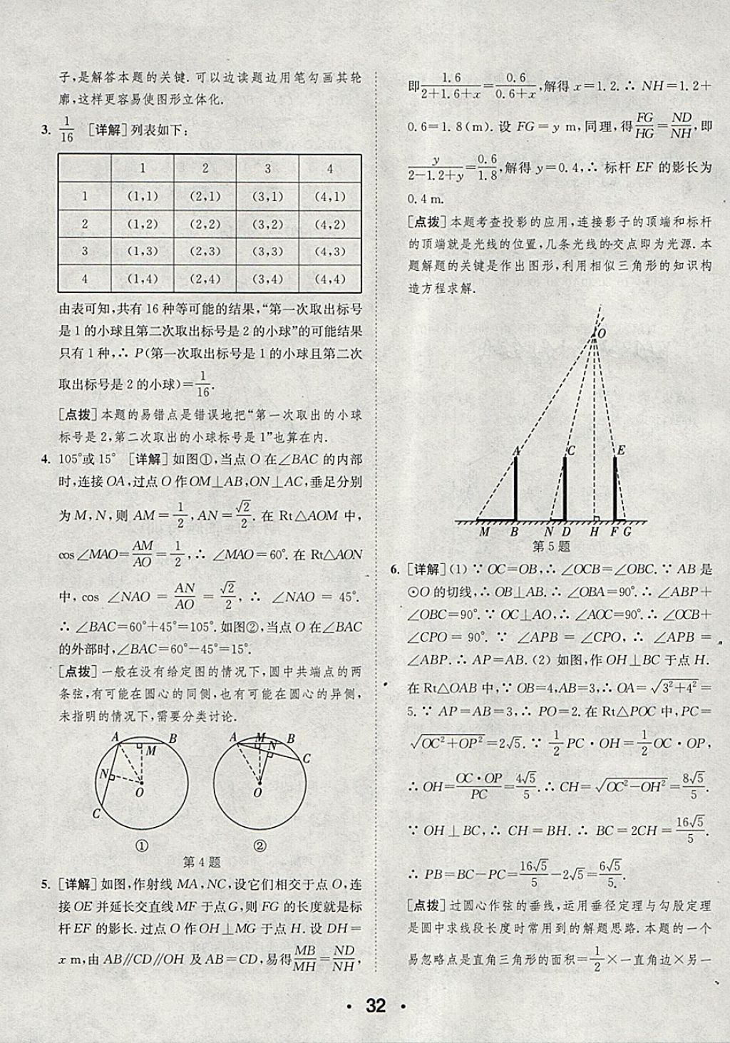 2018年通城學(xué)典初中數(shù)學(xué)提優(yōu)能手九年級下冊滬科版 第32頁