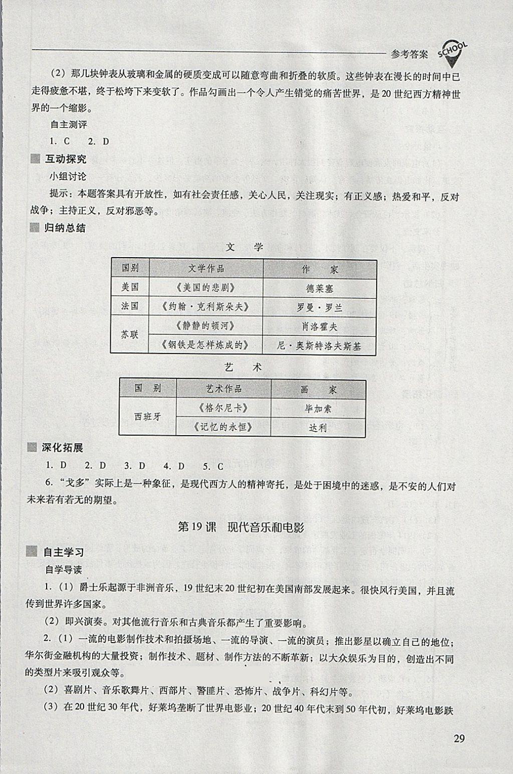 2018年新課程問題解決導(dǎo)學(xué)方案九年級世界歷史下冊人教版 第29頁