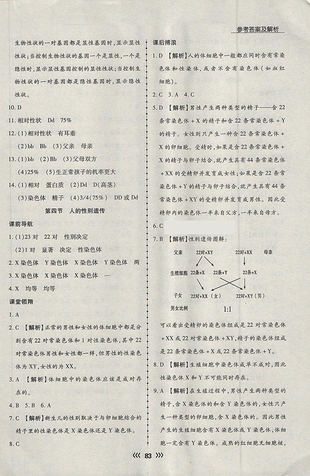 2018年学升同步练测八年级生物下册人教版 第7页