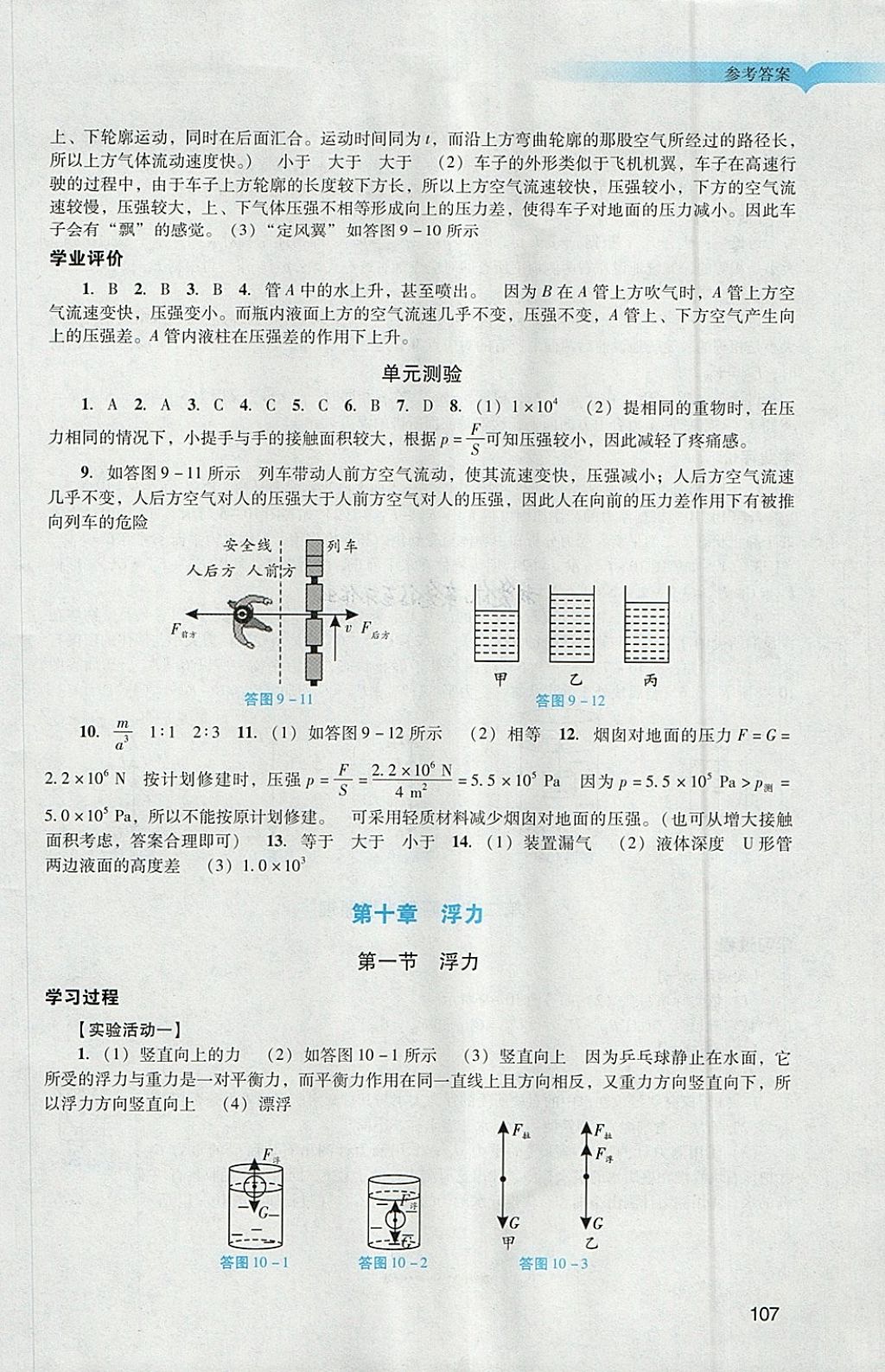 2018年阳光学业评价八年级物理下册人教版 第9页