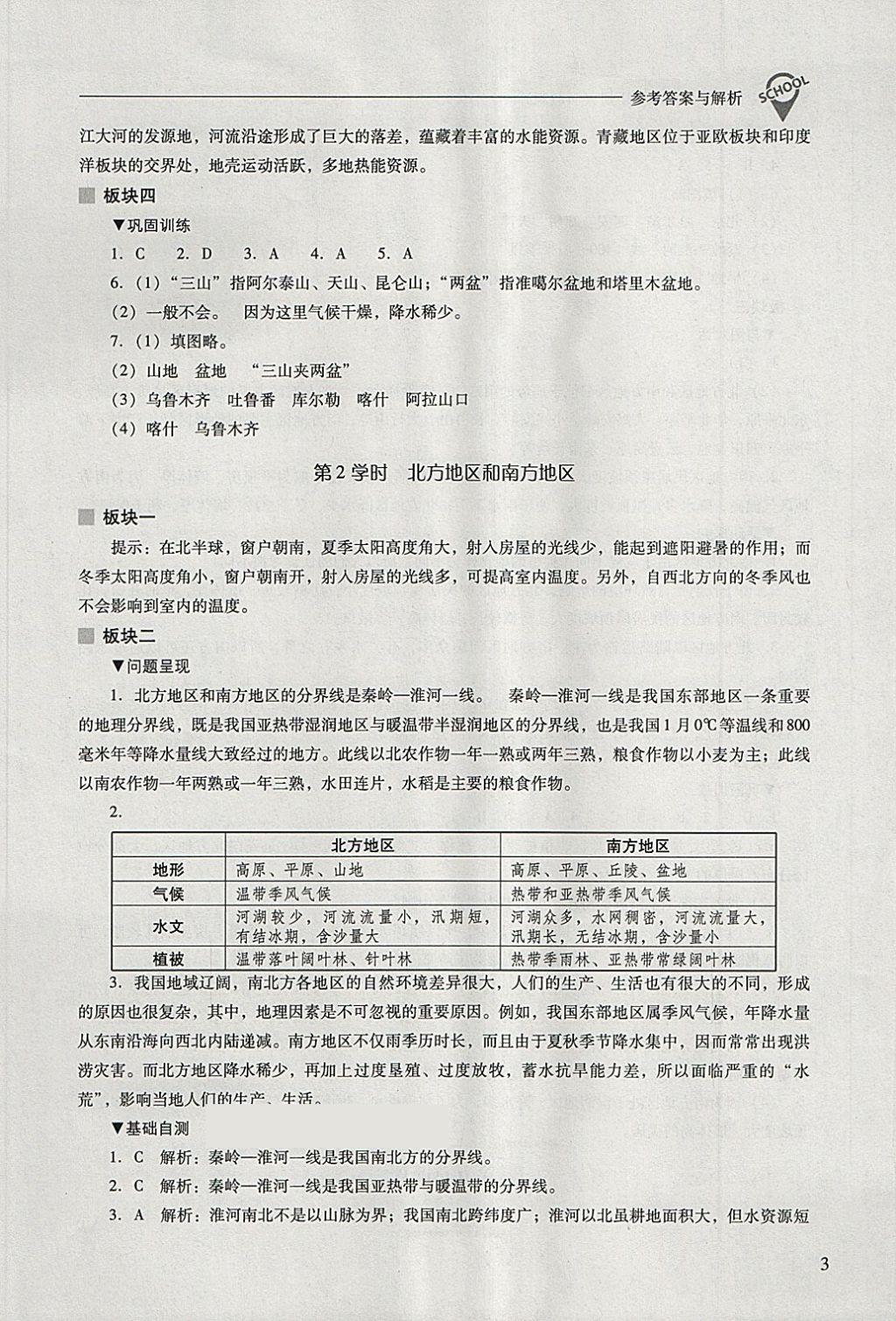 2018年新課程問題解決導(dǎo)學(xué)方案八年級地理下冊晉教版 第3頁