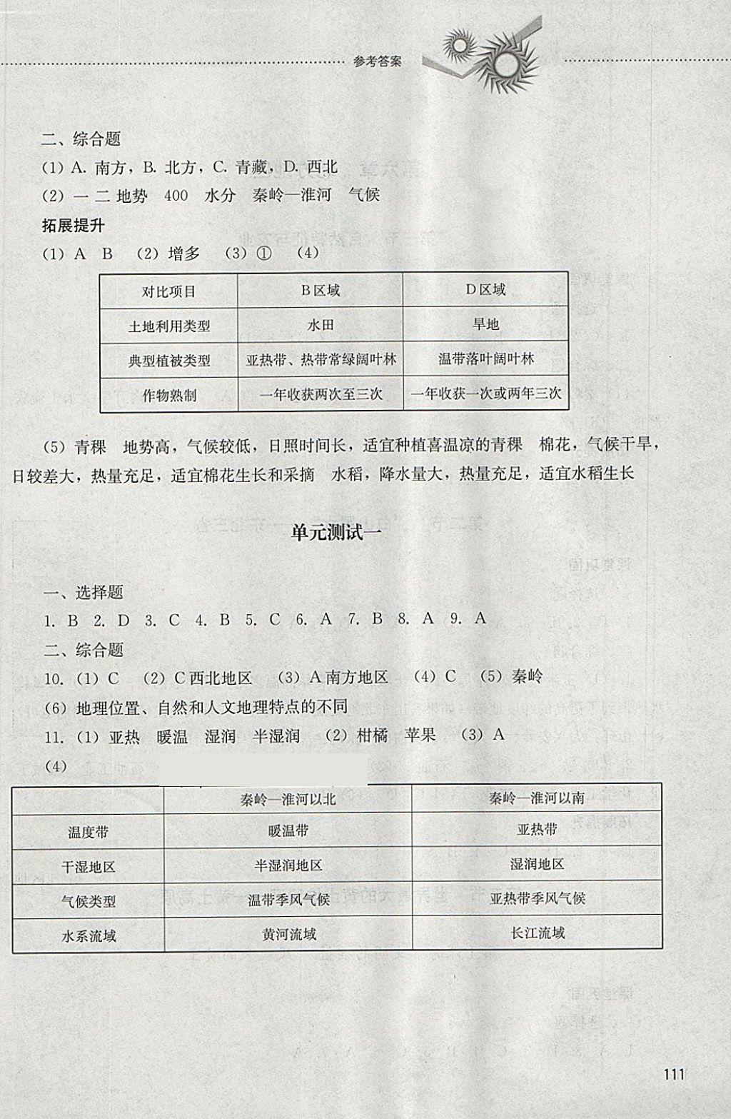 2018年初中課堂同步訓練七年級地理下冊山東文藝出版社 第2頁