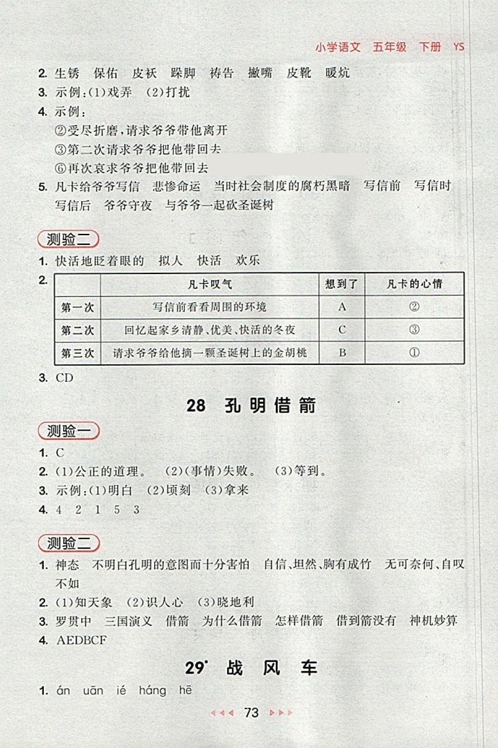 2018年53隨堂測(cè)小學(xué)語(yǔ)文五年級(jí)下冊(cè)語(yǔ)文S版 第13頁(yè)