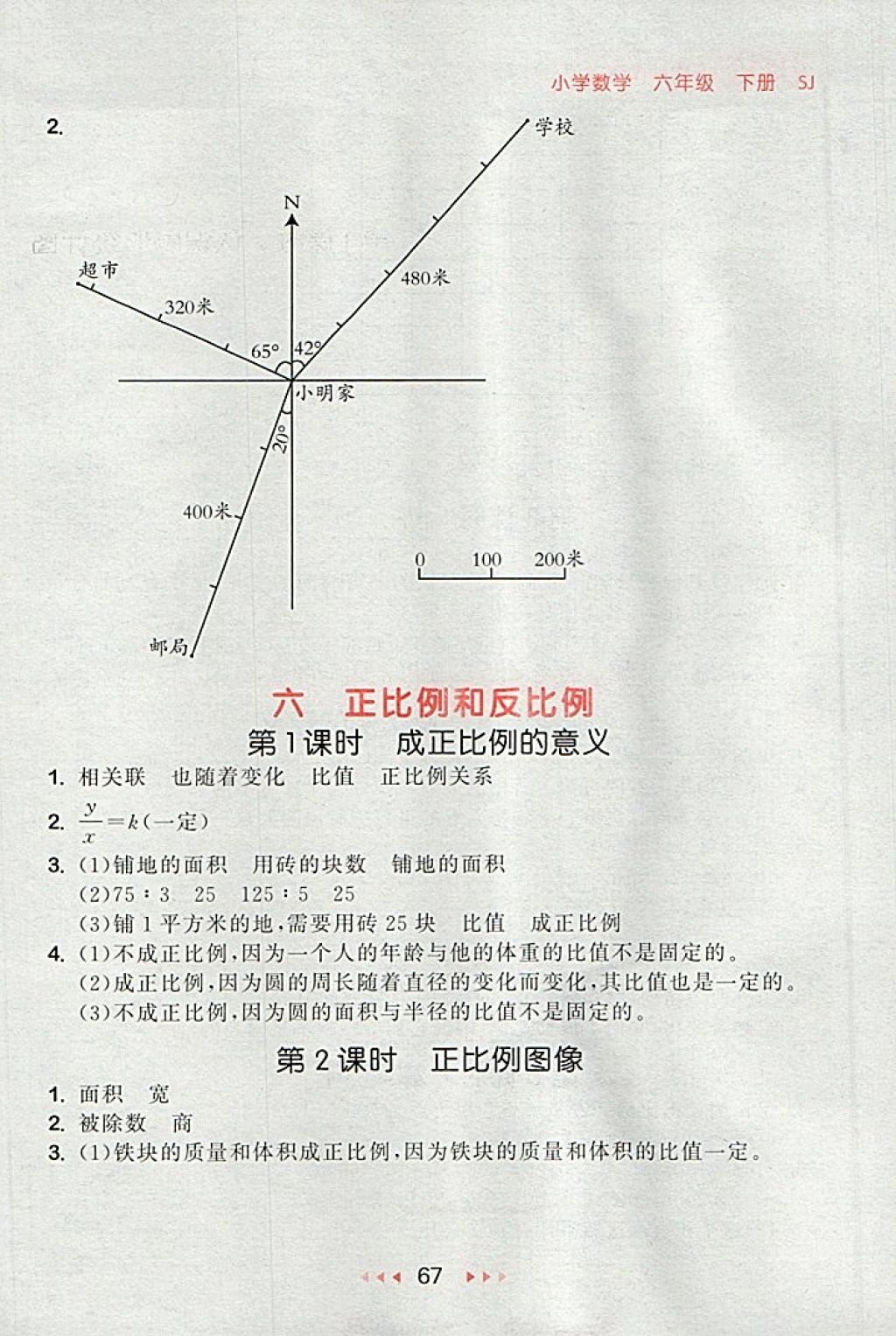 2018年53隨堂測(cè)小學(xué)數(shù)學(xué)六年級(jí)下冊(cè)蘇教版 第9頁(yè)