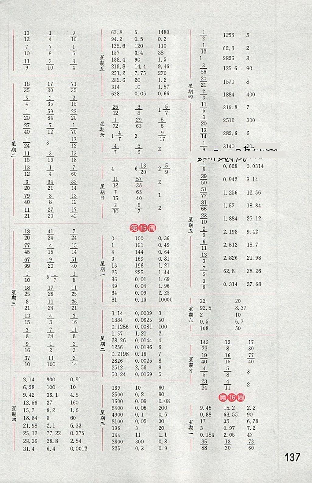 2018年通城學(xué)典小學(xué)數(shù)學(xué)計(jì)算能手五年級下冊蘇教版 第7頁