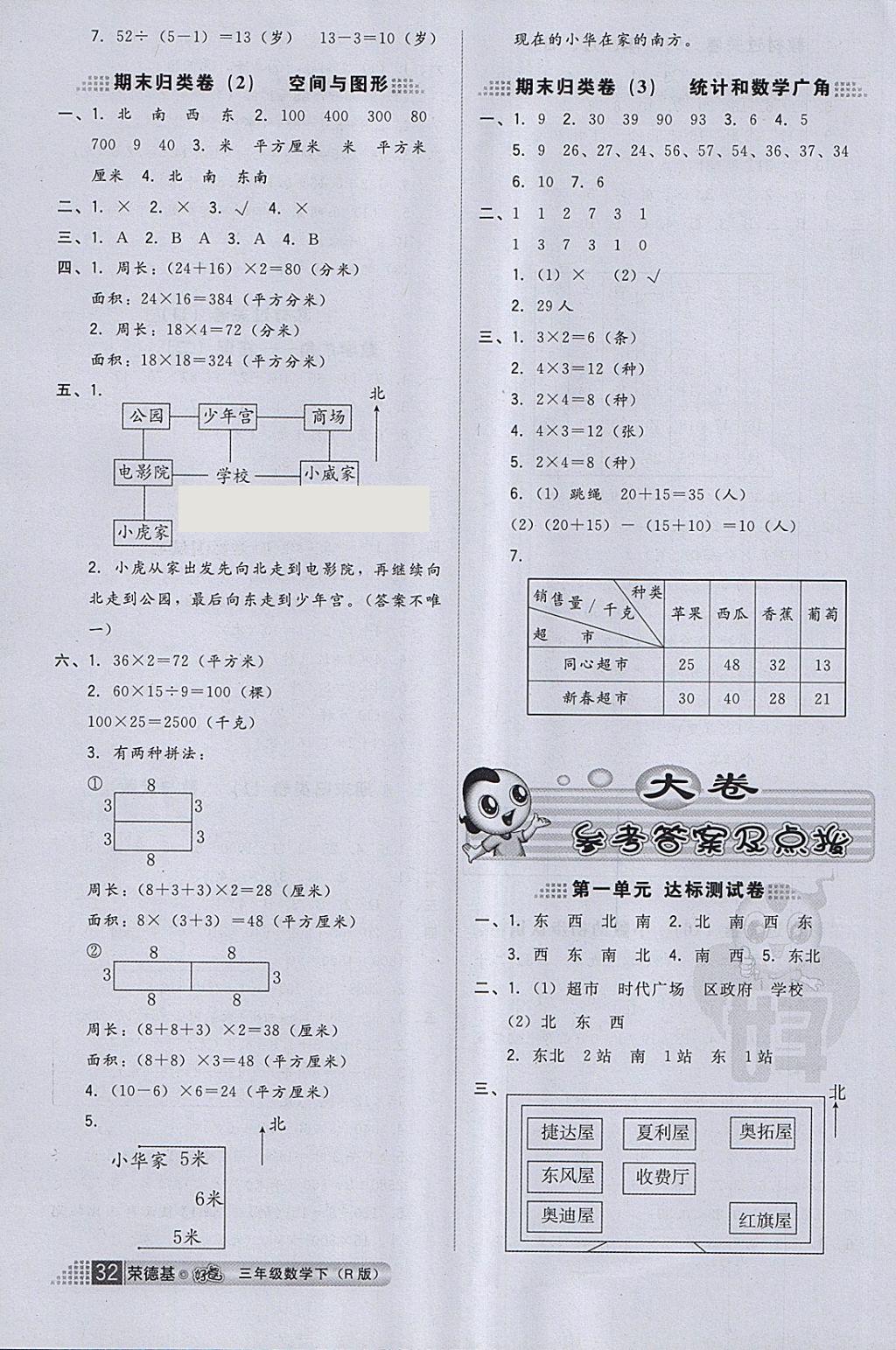 2018年好卷三年級(jí)數(shù)學(xué)下冊(cè)人教版 第4頁(yè)