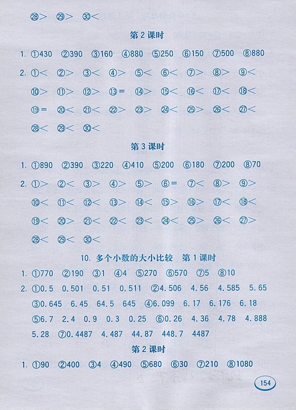 2018年七彩口算題卡四年級(jí)下冊(cè)人教版 第14頁