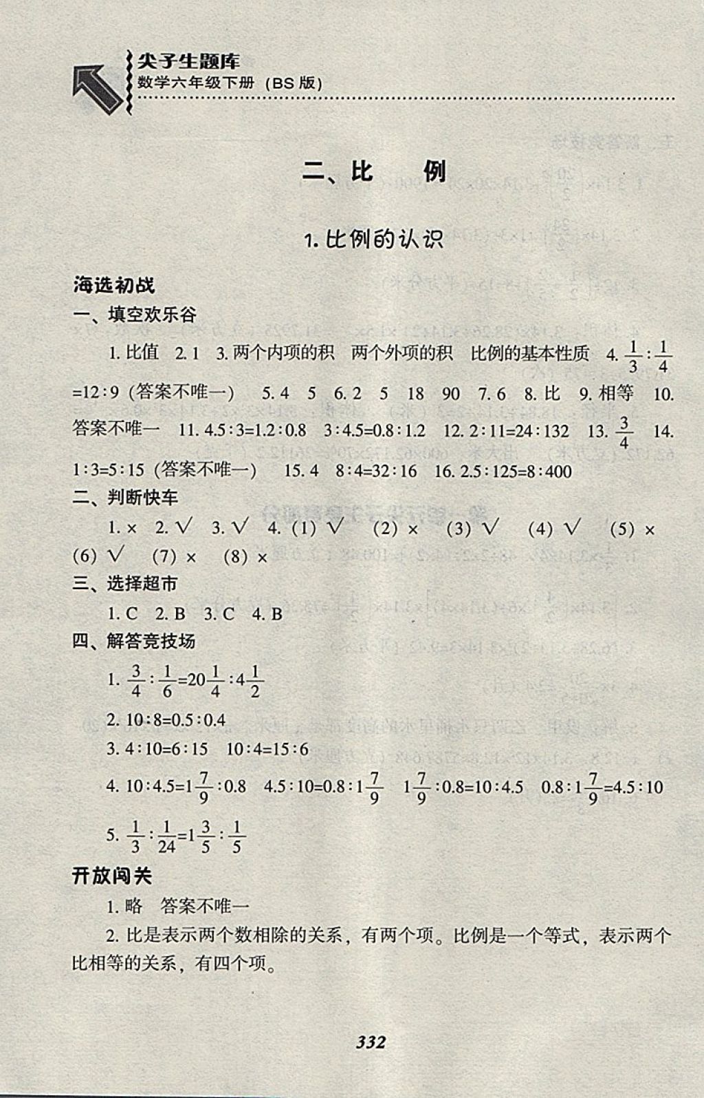 2018年尖子生題庫六年級數(shù)學下冊北師大版 第9頁