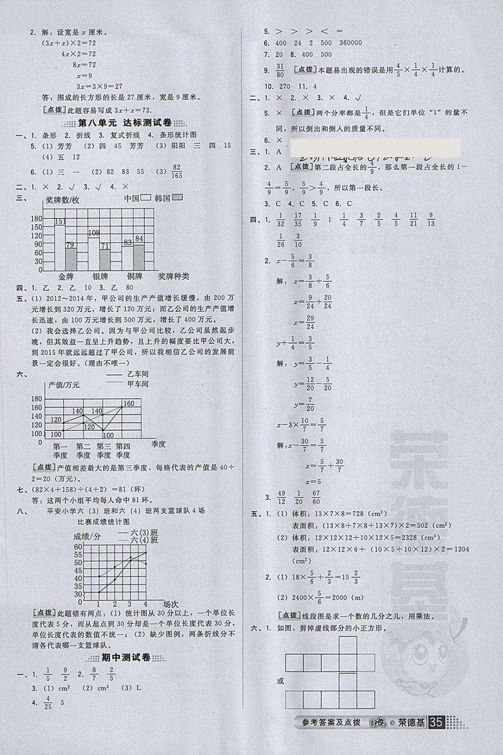 2018年好卷五年级数学下册北师大版 第9页