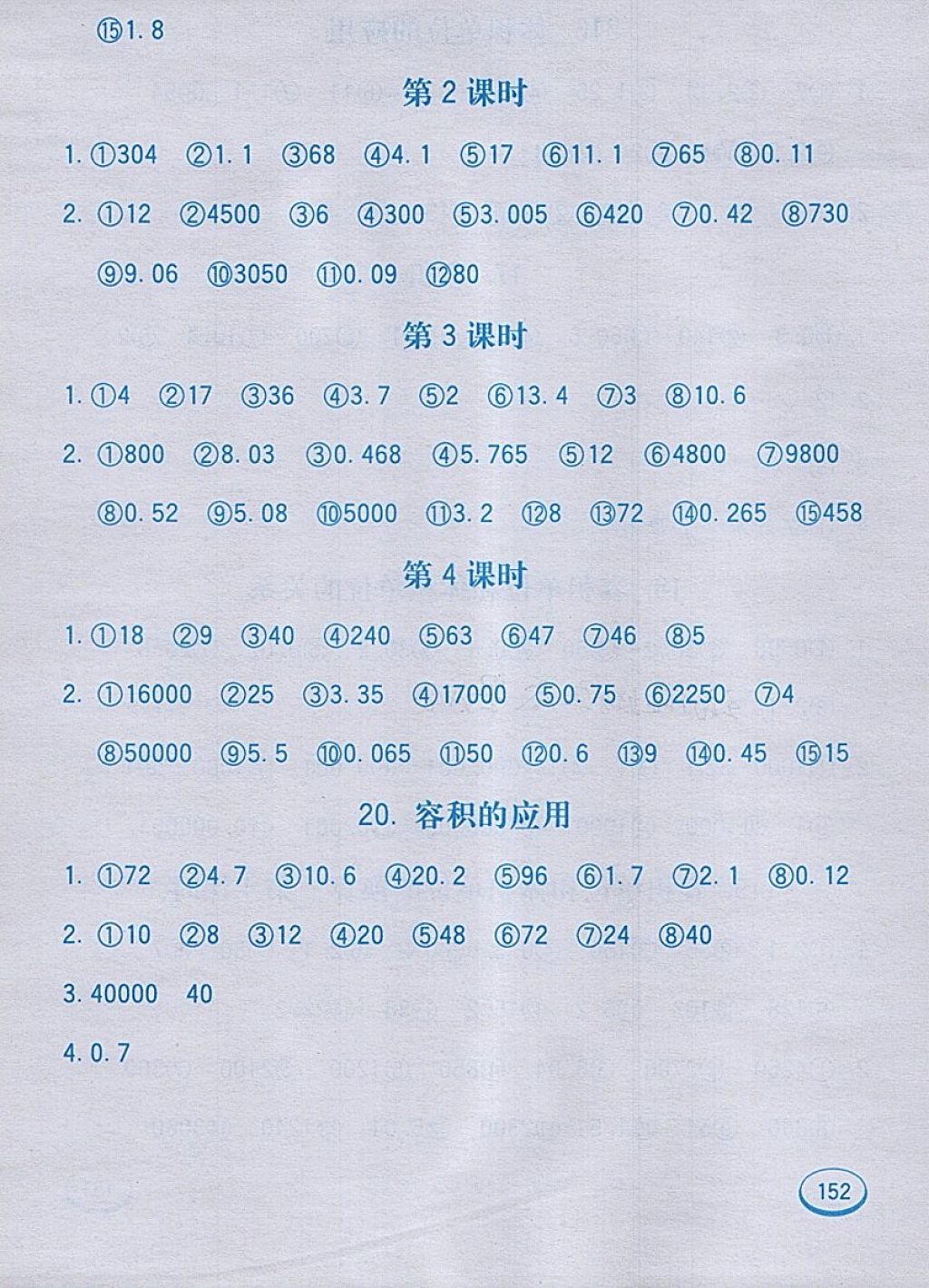 2018年七彩口算題卡五年級(jí)下冊人教版 第12頁