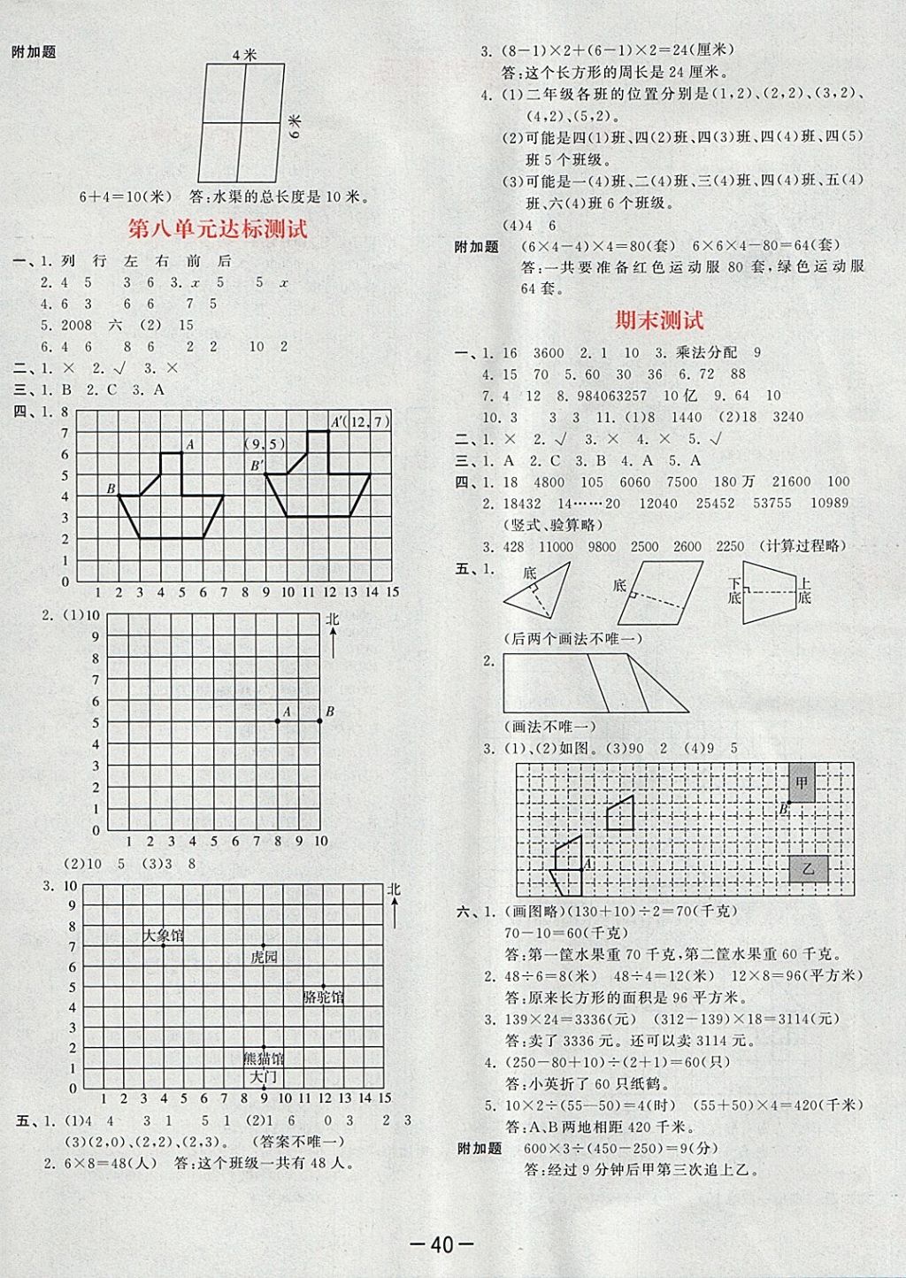 2018年53天天練小學(xué)數(shù)學(xué)四年級(jí)下冊(cè)蘇教版 第20頁(yè)