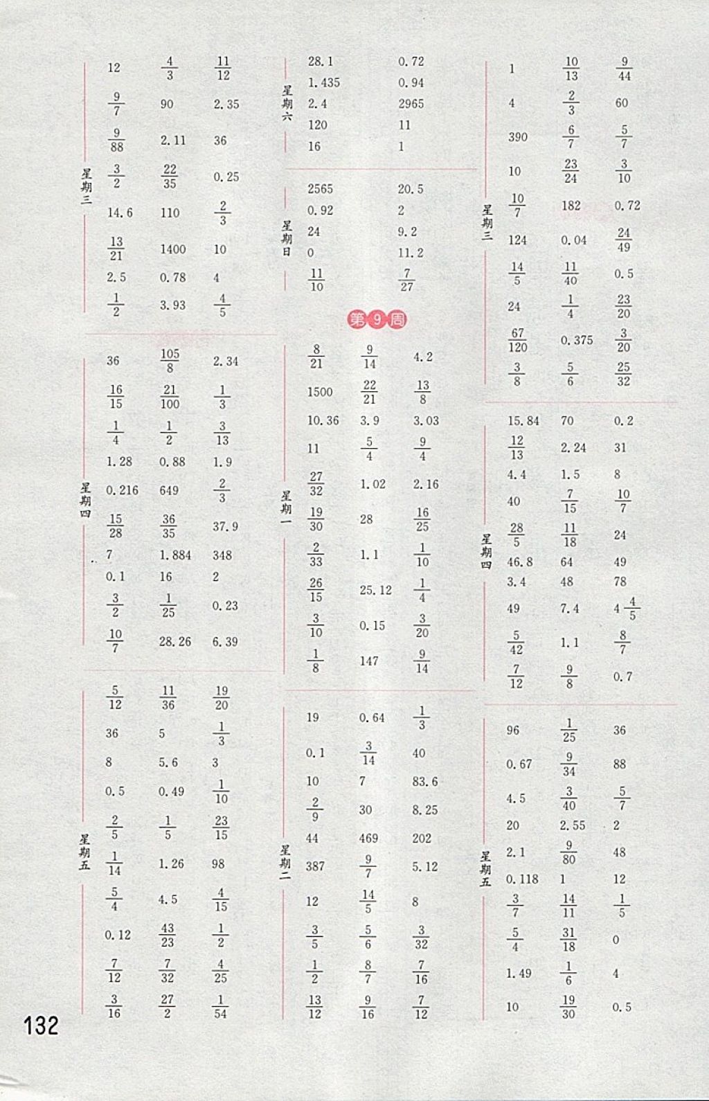 2018年通城学典计算能手六年级数学下册苏教版 第6页