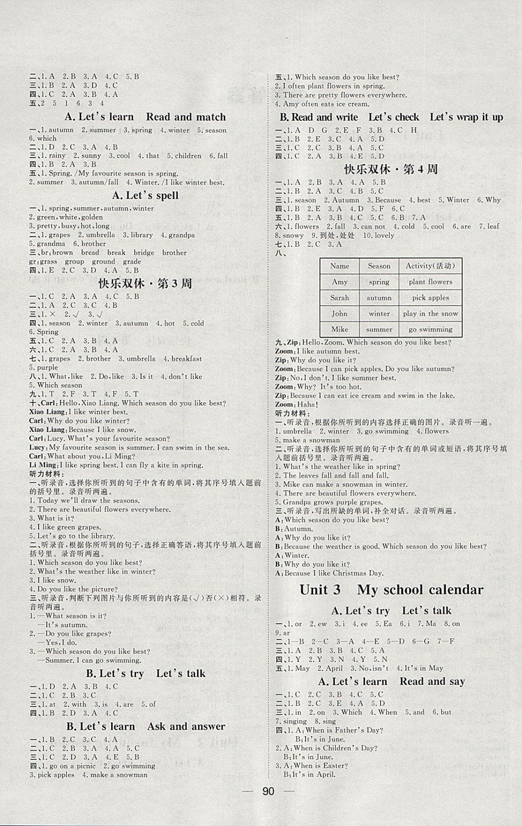 2018年阳光计划第一步五年级英语下册人教版 第2页