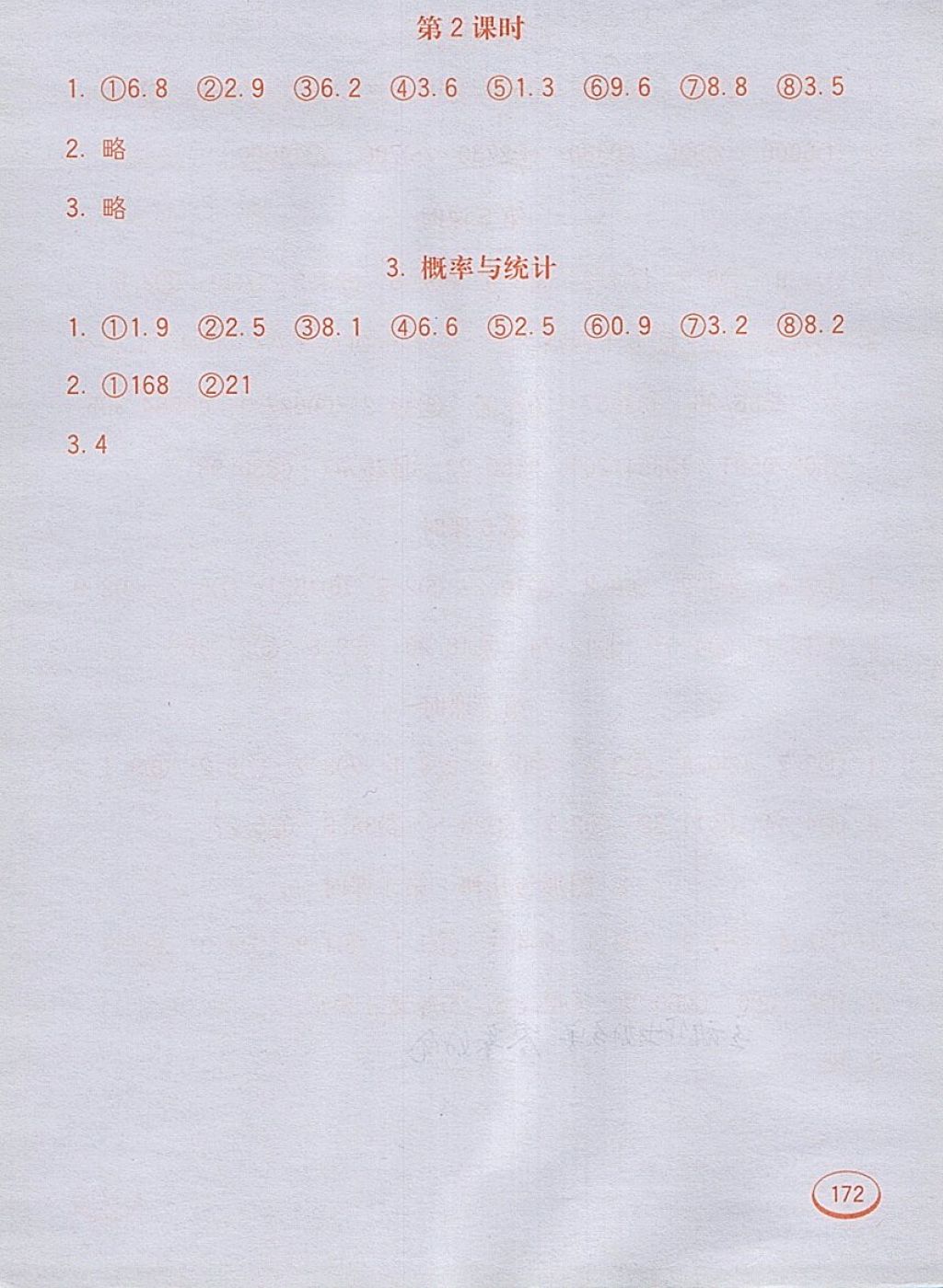 2018年七彩口算題卡四年級(jí)下冊(cè)人教版 第32頁(yè)