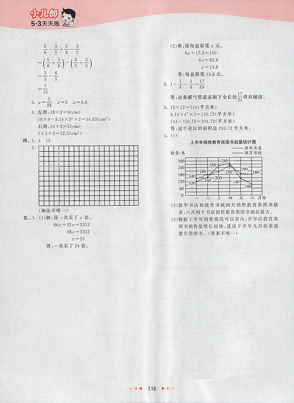 2018年53天天練小學(xué)數(shù)學(xué)五年級(jí)下冊(cè)蘇教版 第24頁