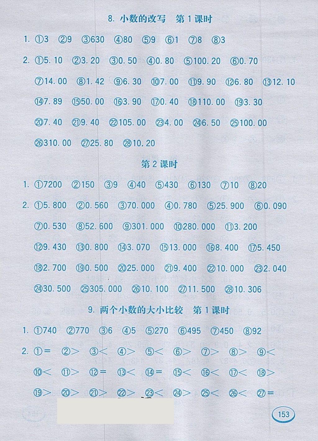 2018年七彩口算題卡四年級(jí)下冊(cè)人教版 第13頁(yè)