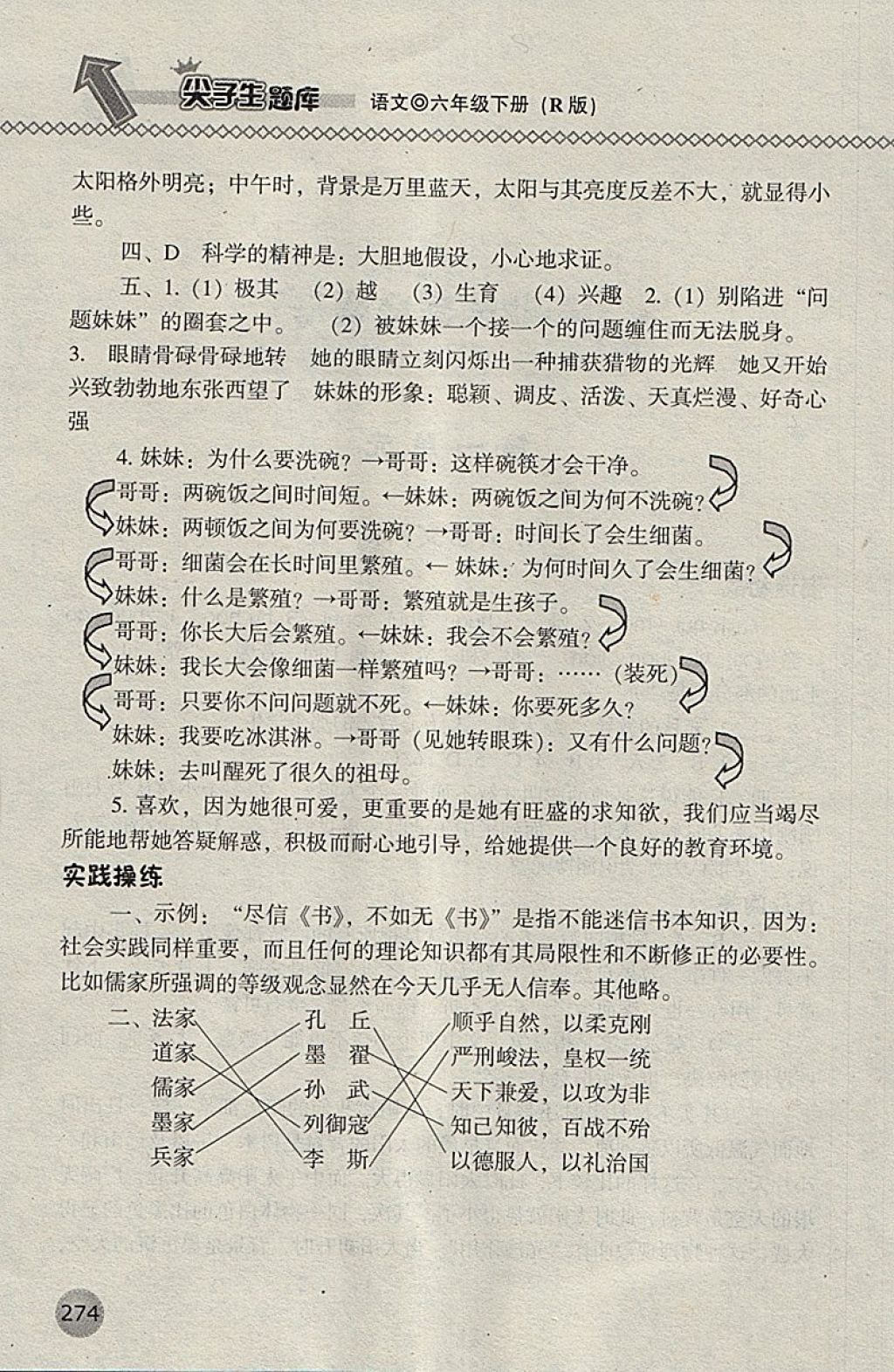 2018年尖子生題庫(kù)六年級(jí)語(yǔ)文下冊(cè)人教版 第2頁(yè)