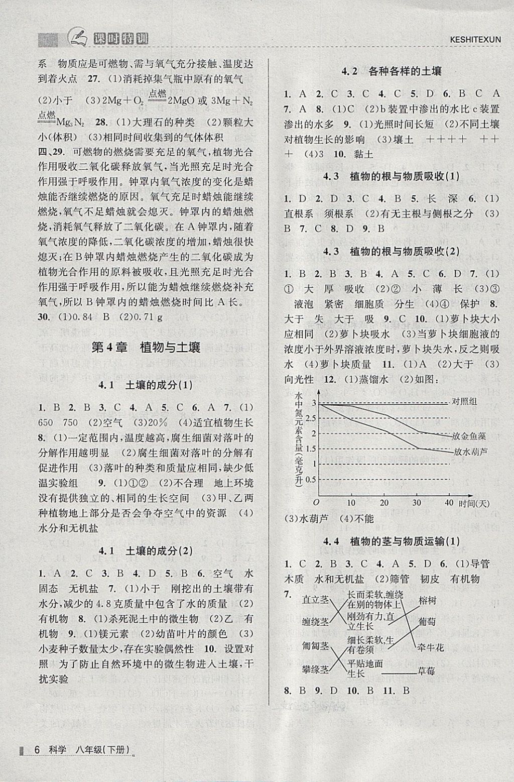 2018年浙江新課程三維目標(biāo)測(cè)評(píng)課時(shí)特訓(xùn)八年級(jí)科學(xué)下冊(cè)浙教版 第6頁(yè)